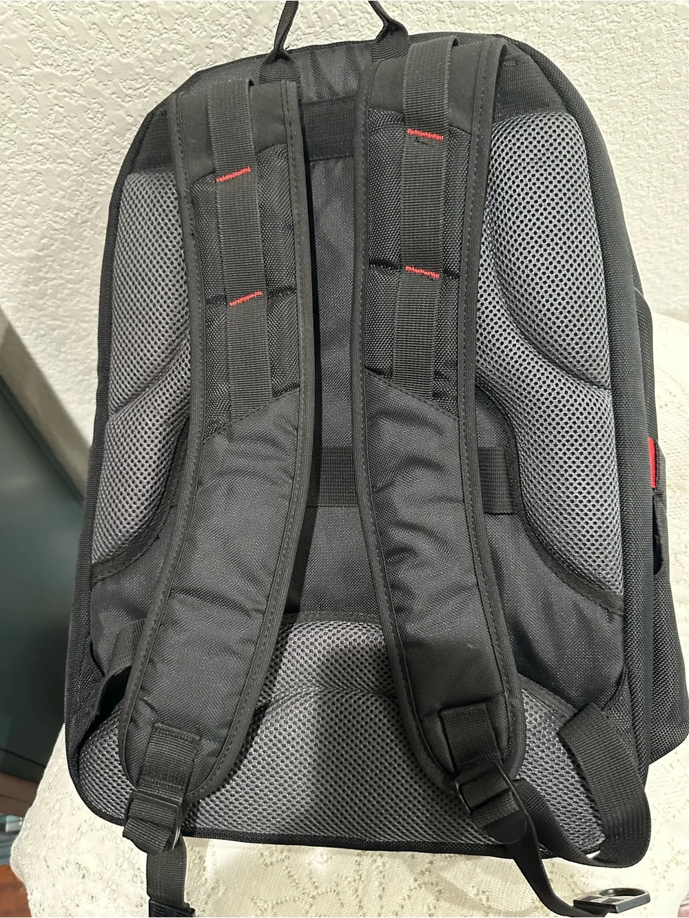 Samsonite Black and Red Travel Backpack